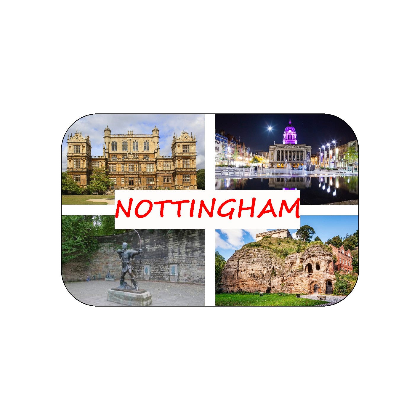 FM3 FRIDGE MAGNET NOTTINGHAM