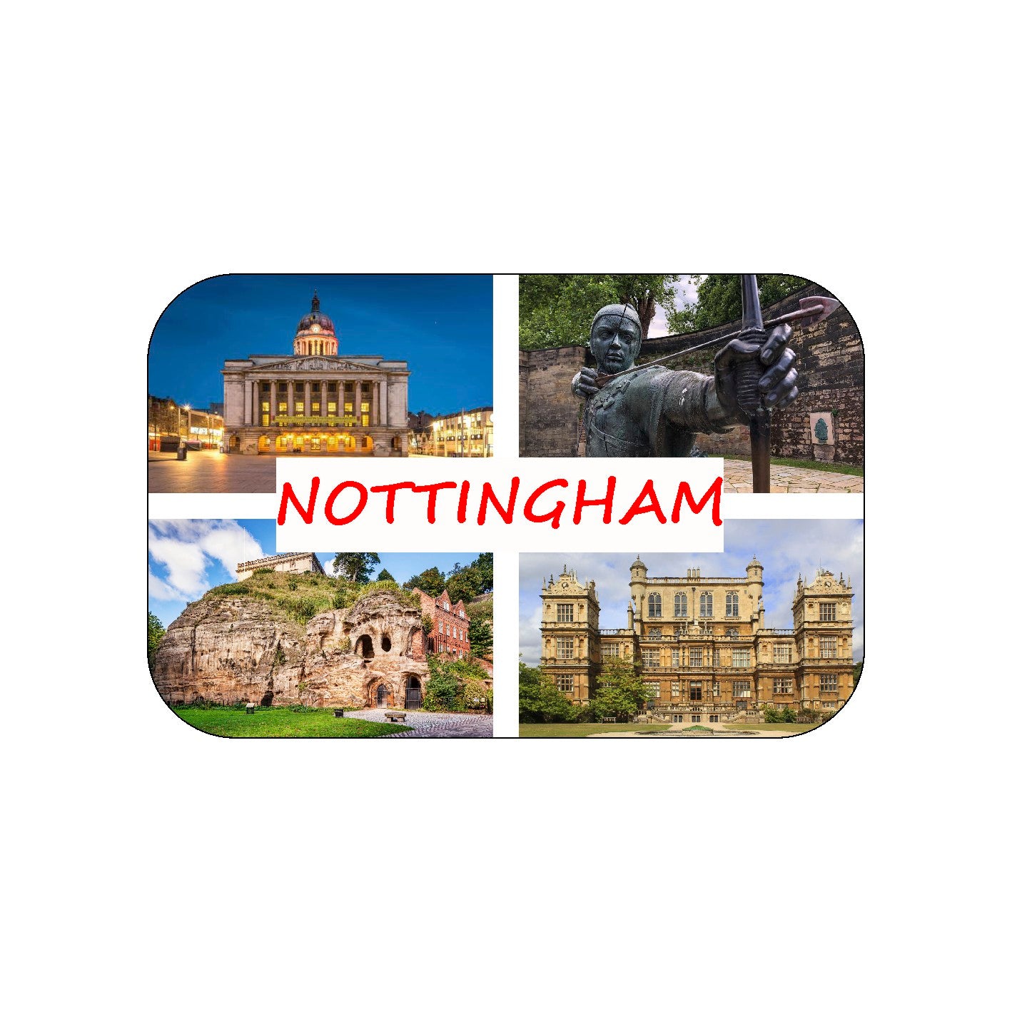 FM4 FRIDGE MAGNET NOTTINGHAM